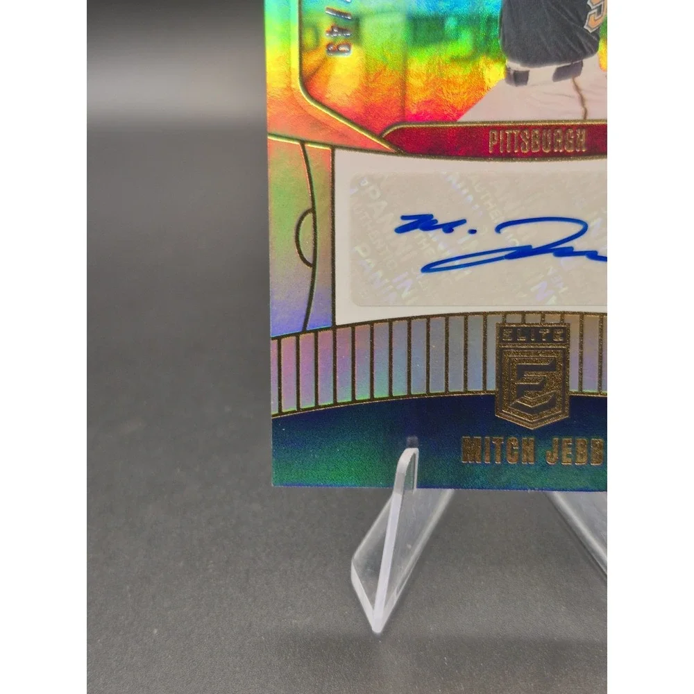 2026 Donruss Elite Mitch Jebb #IIS-MJ Instant Impressions Neon Green Auto /49 RC